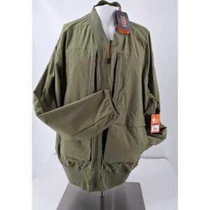 Bass Easy-Pack Bomber Men XXL Deep Lichen Green Perforated Utility Jacket